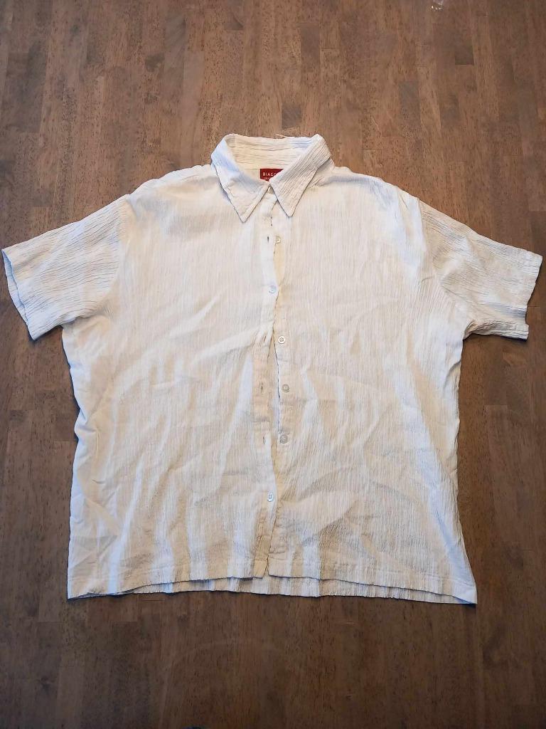 witte dames blouse maat 44/46 biaggini, Biaggini, Wit, Maat 46/48 (XL) of groter, Ophalen of Verzenden