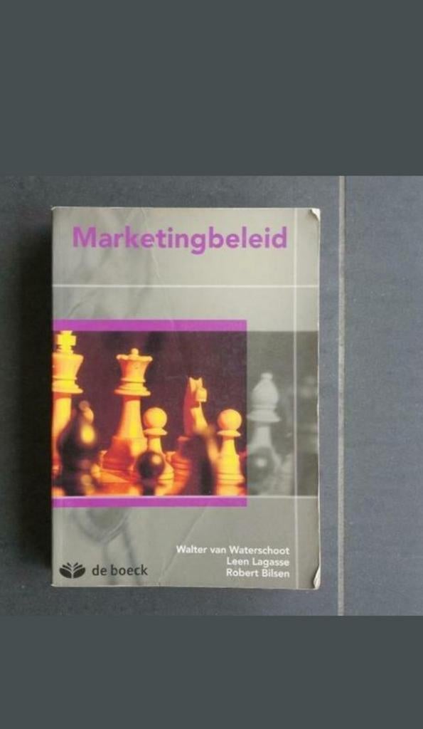 boek: marketingbeleid Walter van Waterschoot Leen Lagasse, Boeken, Ophalen of Verzenden, Gelezen