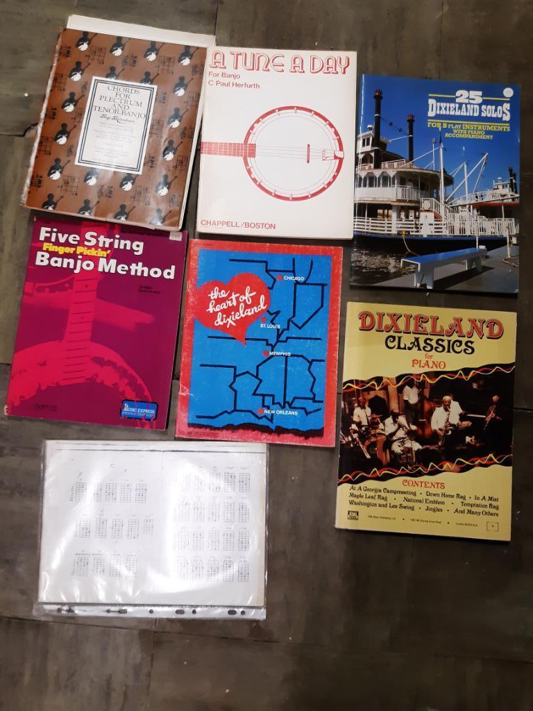 Partituren banjo / dixieland, Muziek en Instrumenten, Ophalen, Piano