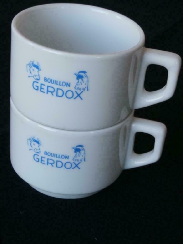 Gerdox 2 sacs de stock, Enlèvement ou Envoi, Comme neuf, Porcelaine, Tasse et/ou soucoupe