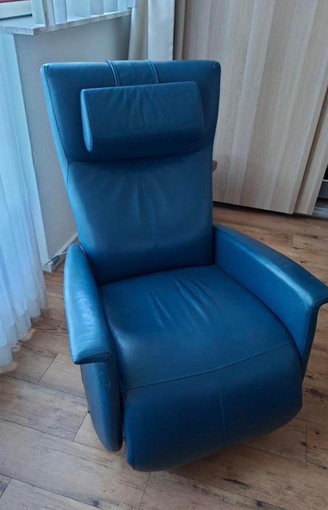 Fauteuil relax électrique, Maison & Meubles, Enlèvement, Comme neuf, Cuir