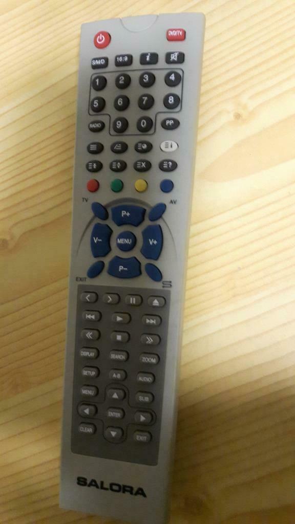 Afstandsbediening SALORA, Audio, Tv en Foto, Ophalen of Verzenden, Zo goed als nieuw, Origineel, Tv
