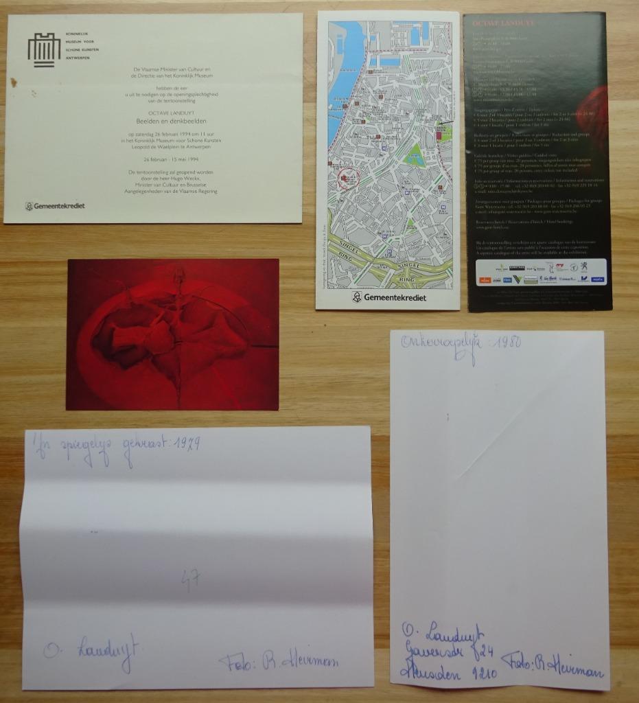 Octave Landuyt, 6 verzamelitems **, Enlèvement ou Envoi, Utilisé
