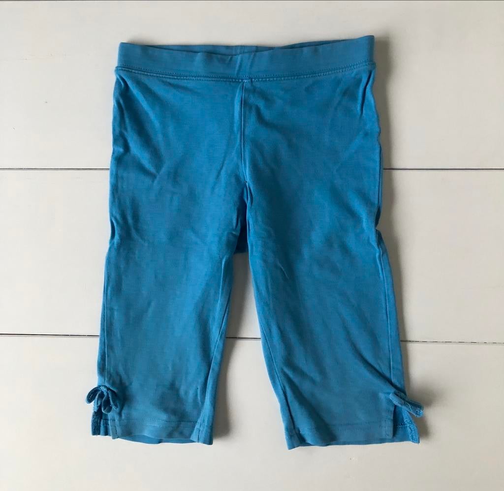 blauwe halflange legging H&M 110 116, Broek, Gebruikt, Meisje, H&M