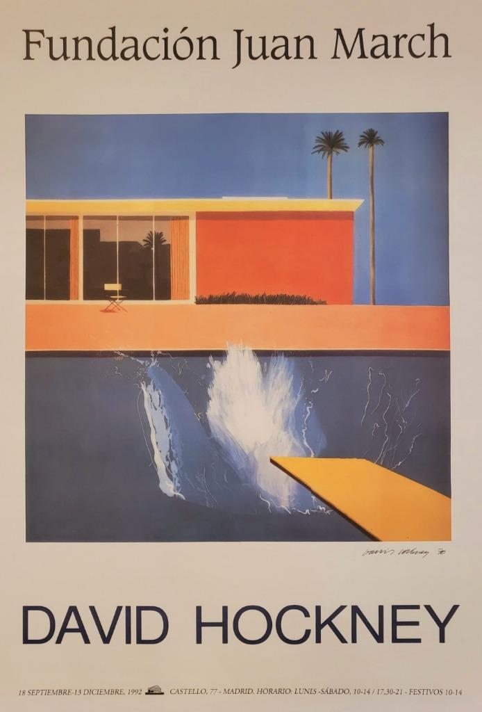 David Hockney - A bigger splash - Exposition offset - 1992, Envoi