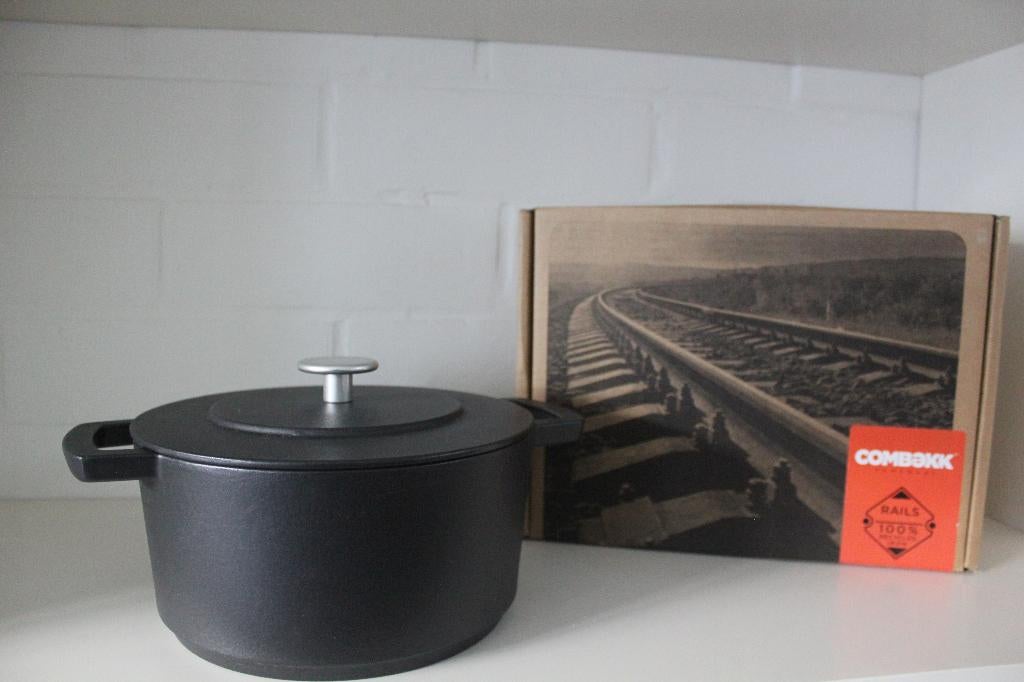 Poêle à frire Combekk édition Rails, Ø24 cm, noir, Neuf, Plaque céramique, Envoi, Autres matériaux