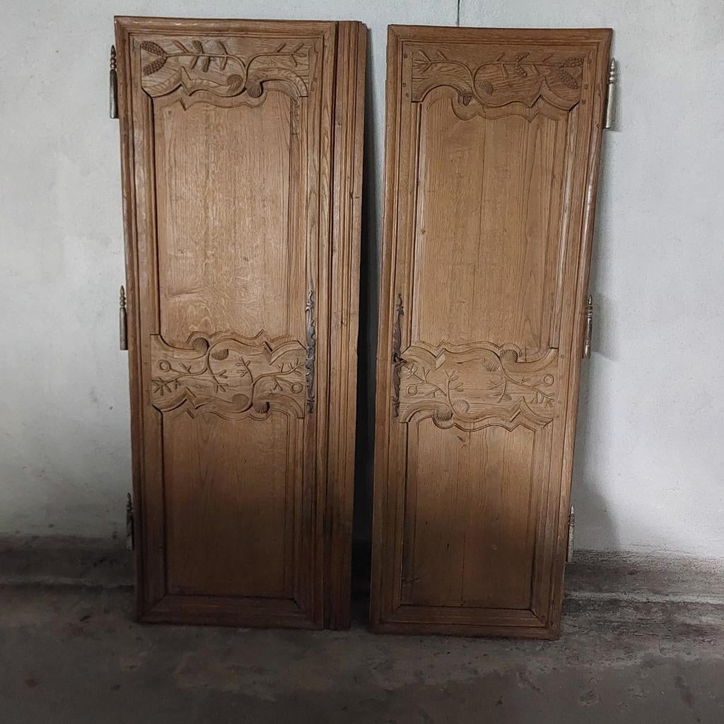 Portes en chêne, Enlèvement, Utilisé