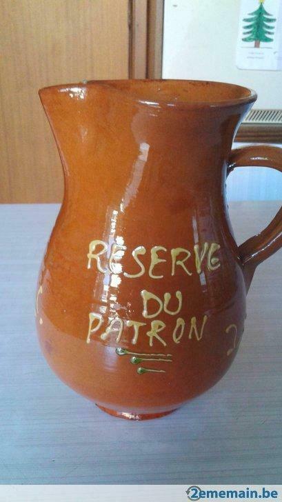 Pichet vin  terre cuite réserve du patron 1 L, Enlèvement ou Envoi, Neuf