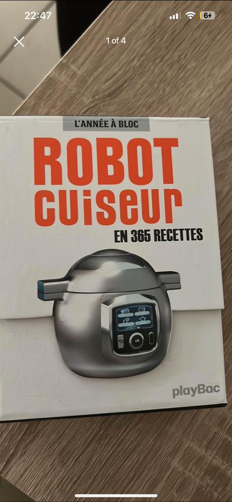 Calendrier 365 recettes au robot cuiseur cookeo moulinex, Enlèvement, Comme neuf
