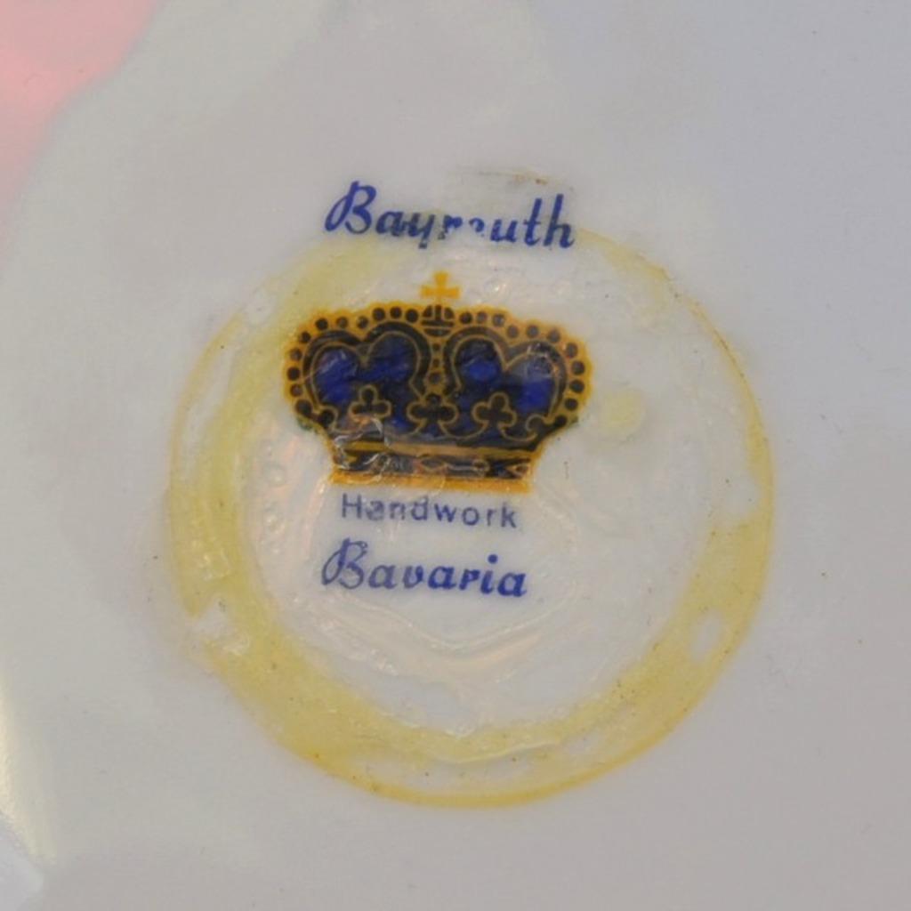 assiette décorative porcelaine Bavaria Bayreuth, Enlèvement ou Envoi
