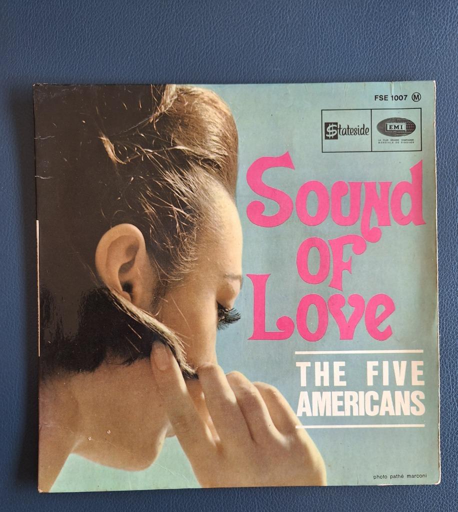 EP Five Americans - sound of love, Gebruikt, 7 inch, Ophalen of Verzenden, Pop