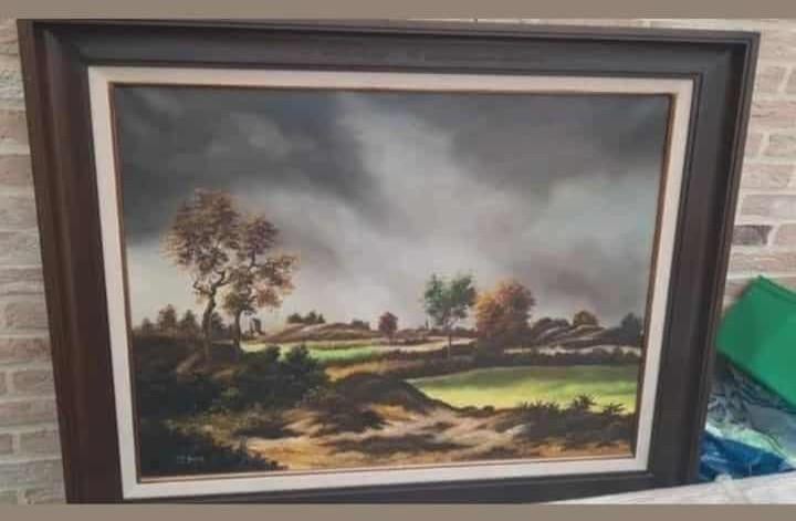Schilderij van de bock, Antiek en Kunst, Ophalen
