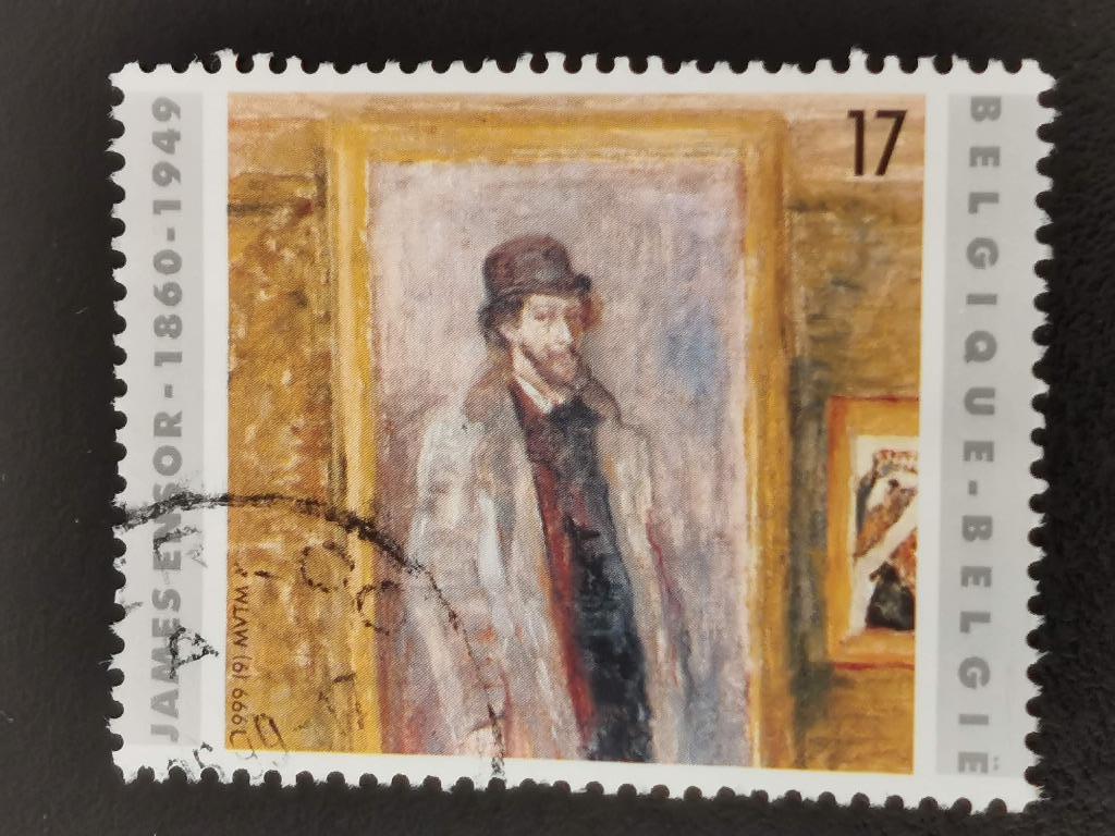 Belgique 1999 - James Ensor, Enlèvement ou Envoi, Affranchi, Art