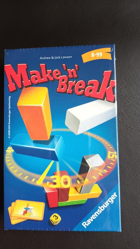 Make 'n Break reisspel, Hobby en Vrije tijd, Gezelschapsspellen | Kaartspellen, Nieuw, Ophalen of Verzenden