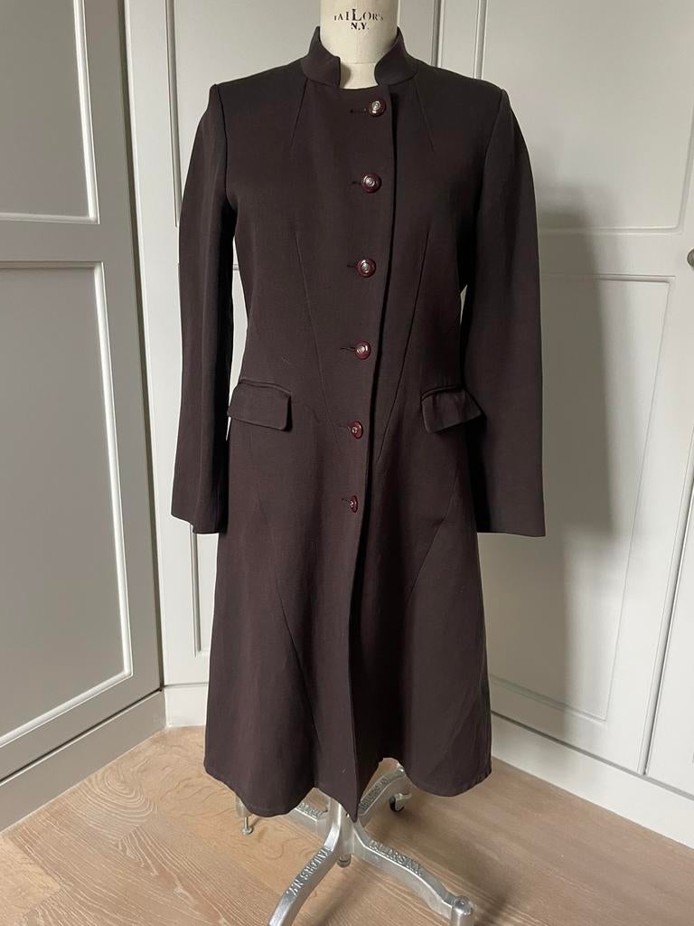Lange jas Essentiel 38, Kleding | Dames, Jassen | Winter, Ophalen of Verzenden, Zo goed als nieuw