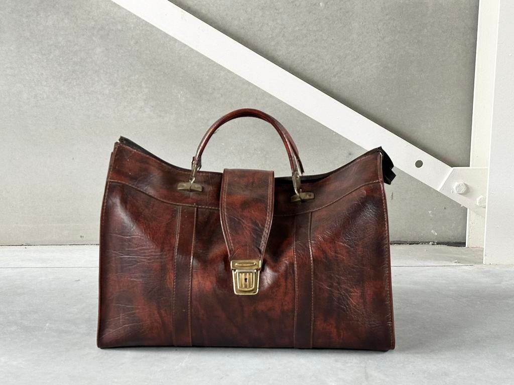 Vintage Weekendbag, Bijoux, Sacs & Beauté, Sacs | Sacs de voyage & Petits Sacs de voyage, Noir, Enlèvement