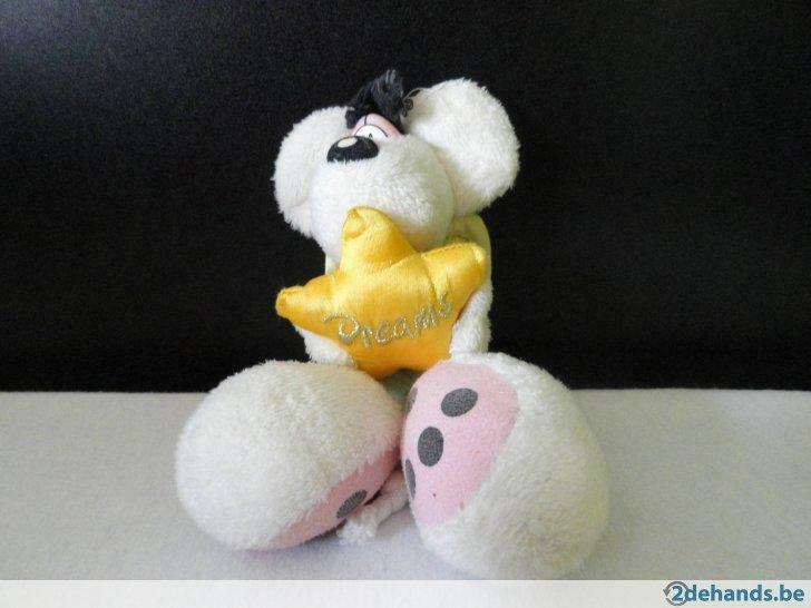 Diddl - witte Diddl-knuffel met gele ster en vleugels, Kinderen en Baby's, Speelgoed | Knuffels en Pluche, Nieuw