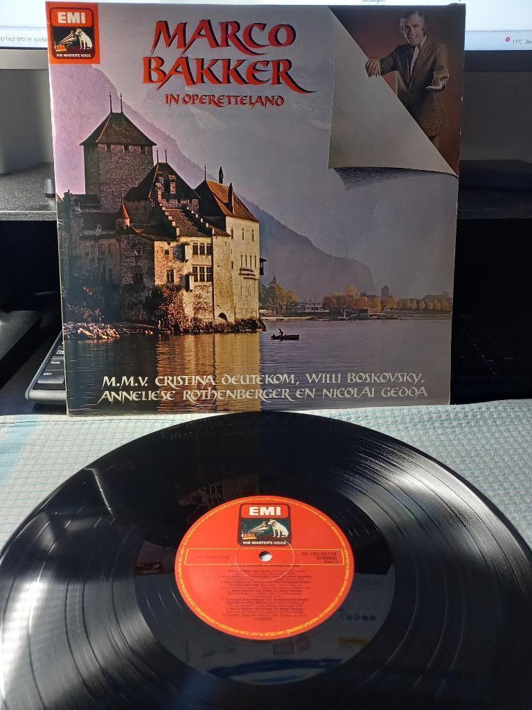 Marco Bakker in Operetteland 2 x Lp = mint, Opera of Operette, Ophalen of Verzenden, Zo goed als nieuw, 12 inch