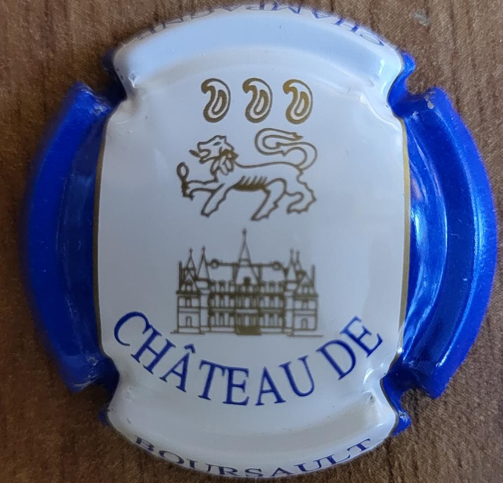 Capsule Champagne Château de BOURSAULT blanc & bleu nr.27, Collections, Vins, Enlèvement ou Envoi, Neuf, France, Champagne