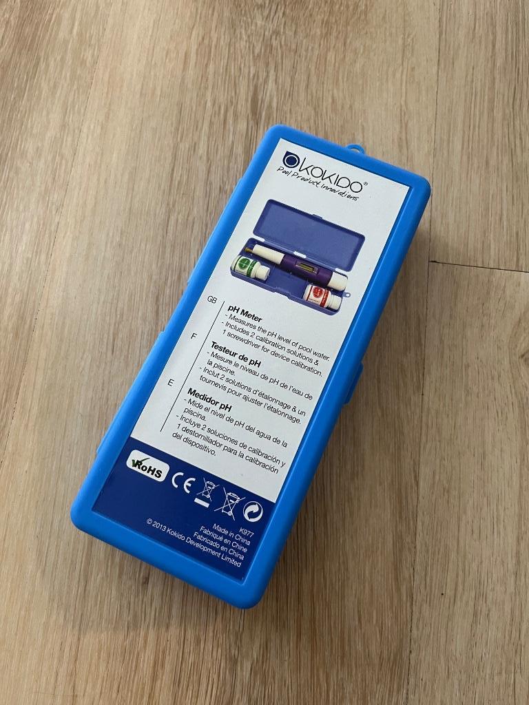Kokido PH- meter inclusief 2 ijkoplossingen, Enlèvement ou Envoi, Comme neuf, Autres types