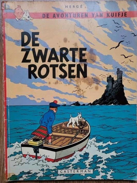 Kuifje De Zwarte Rotsen, Enlèvement ou Envoi, Utilisé