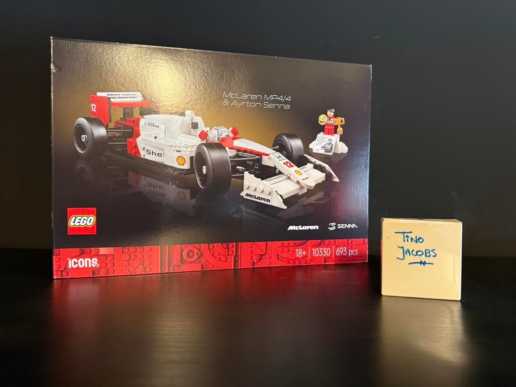 Lego Icons McLaren MP4/4 en Ayrton Senna (10330), Ophalen of Verzenden, Nieuw, Complete set, Lego