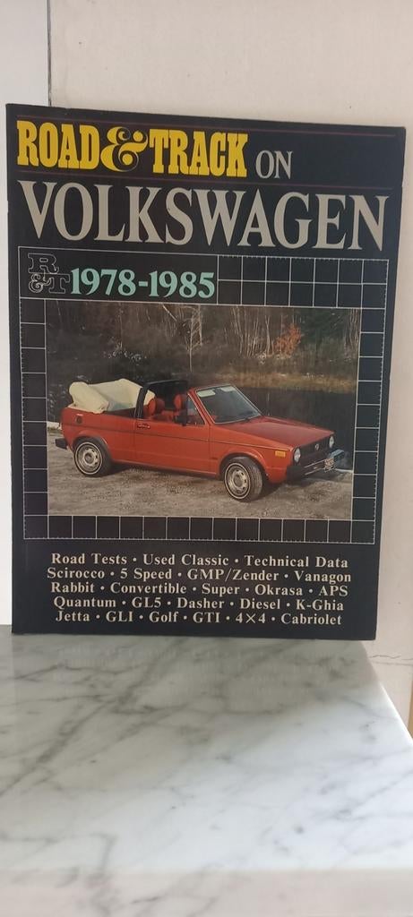 Volkswagen Vw Golf Jetta rabbit scirocco ghia boek, Ophalen of Verzenden, Zo goed als nieuw, Volkswagen