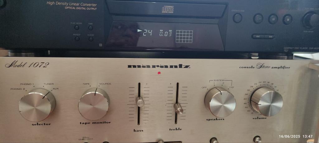 Sony/Marantz 1072 Deck cd, Ophalen, Zo goed als nieuw
