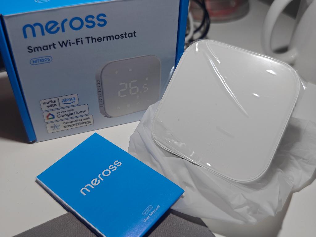 Thermostat intelligent Meross 16A, WiFi, vocal., Bricolage & Construction, Thermostats, Neuf, Thermostat intelligent, Enlèvement ou Envoi