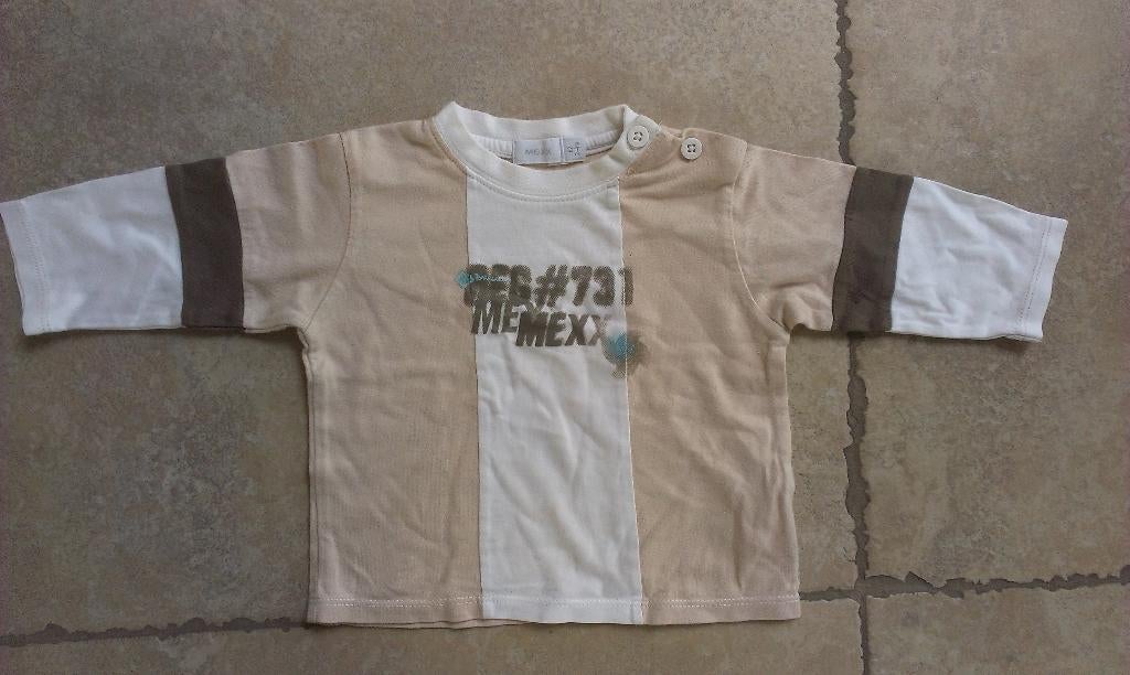 Merk Mexx : stoere longsleeve mt 62, Enfants & Bébés, Vêtements de bébé | Taille 62, Mexx, Garçon, Enlèvement ou Envoi, Utilisé