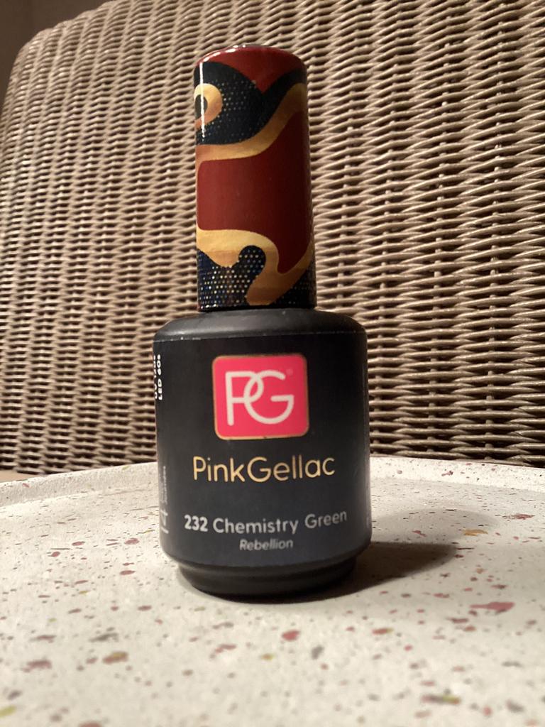 Pink gellac 332 chimistry green 63g., Ophalen of Verzenden, Zo goed als nieuw