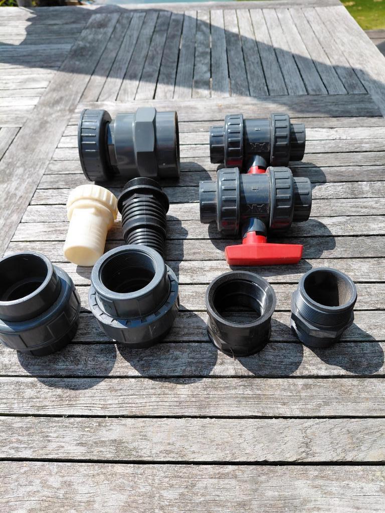 Diverse druk pvc en inox stukken, Tuin en Terras, Ophalen of Verzenden, Nieuw