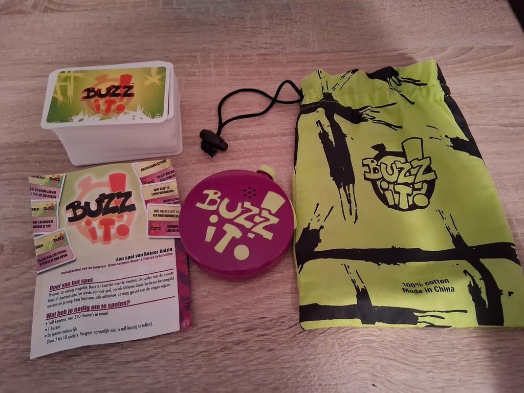 Jeu de plateau Buzz It, Cinq joueurs ou plus, Enlèvement ou Envoi, Comme neuf, Asmodee