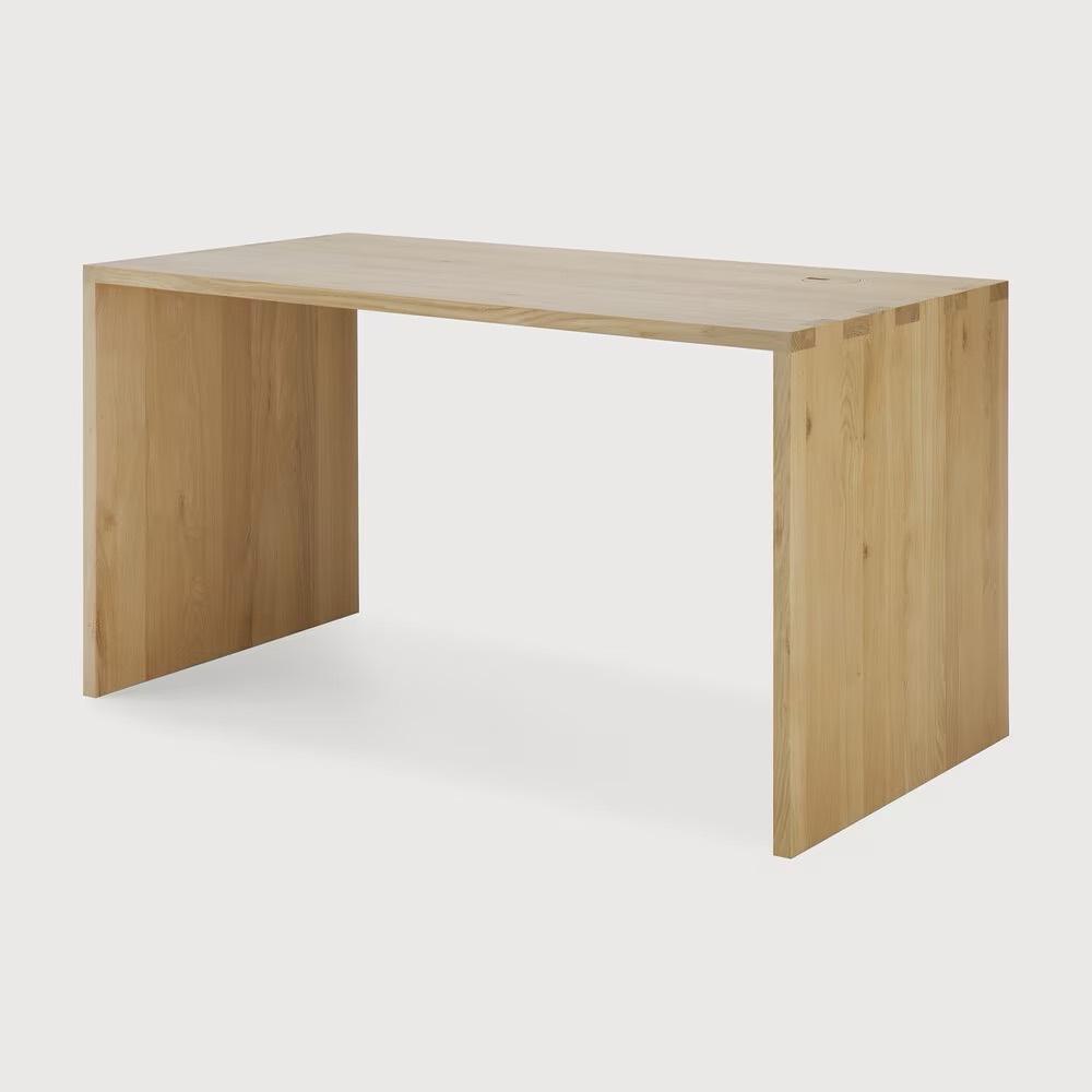 Volle Eiken bureau Moderne look, Enlèvement, Utilisé