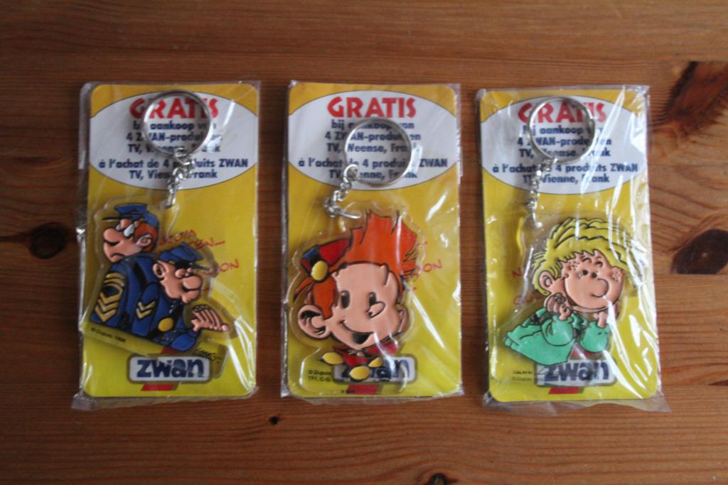 Sleutelhangers van stripfiguren       nieuw       van Zwan, Verzamelen, Ophalen of Verzenden, Nieuw, Overige typen