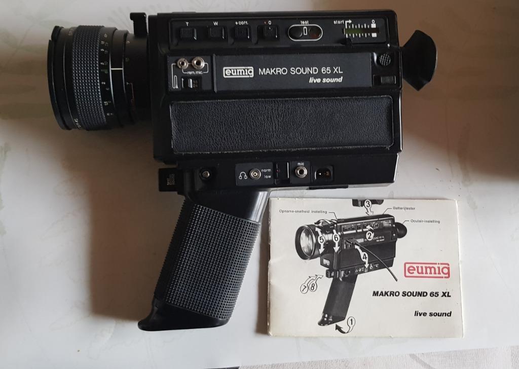 Appareil photo Eumig Macro Sound 65 XL super 8, Enlèvement ou Envoi, 1960 à 1980, Caméra