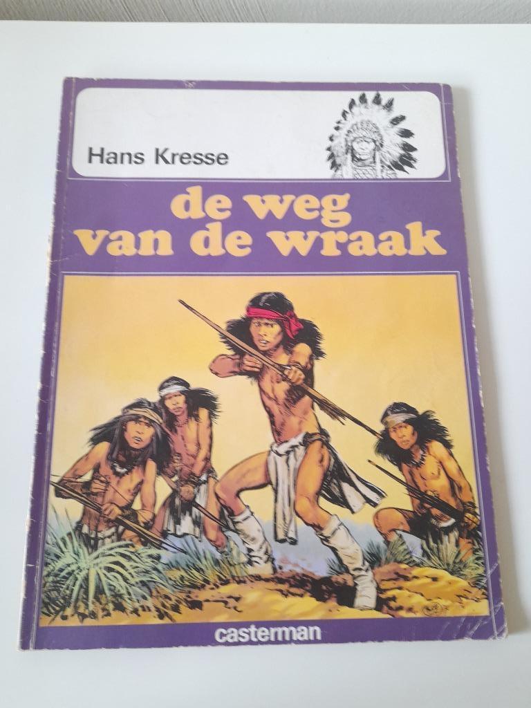 Strip: De Weg van de Wraak,  Hans Kresse, Gelezen, Eén stripboek, Ophalen of Verzenden, Hans Kresse