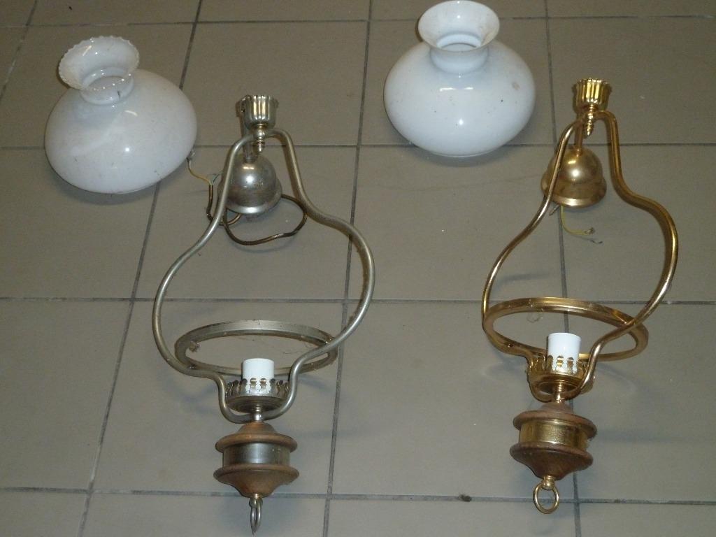 Lampe suspendre style Pétrole, Enlèvement ou Envoi, Utilisé, Petrole