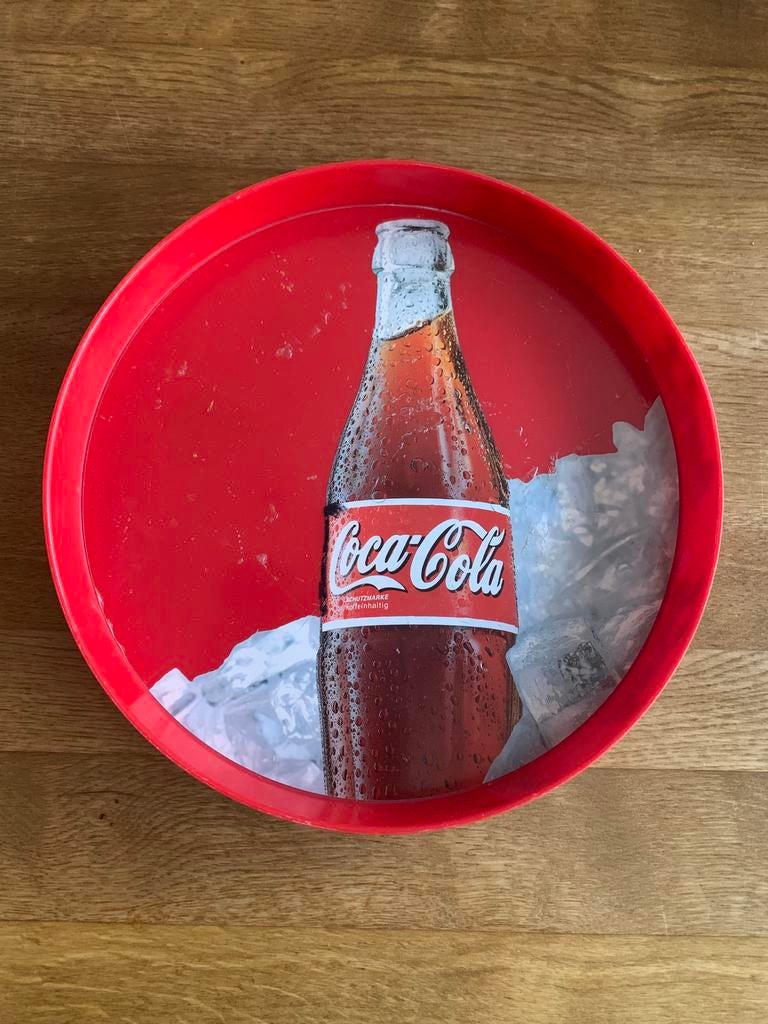 ronde kunststof bak 28,5 cm Coca Cola Coca-Cola, Ophalen of Verzenden, Gebruikt, Gebruiksvoorwerp