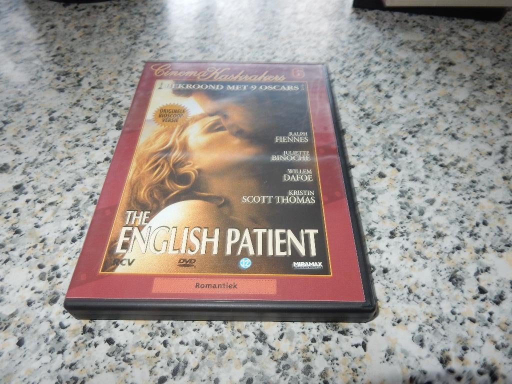 nr.1954- Dvd: the english patient - drama, Vanaf 12 jaar, Ophalen of Verzenden, Zo goed als nieuw
