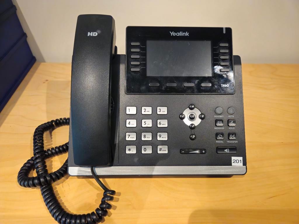 Téléphone IP Yealink SIP-T46G – parfaitement fonctionnel, Télécoms, Enlèvement ou Envoi, Téléphone