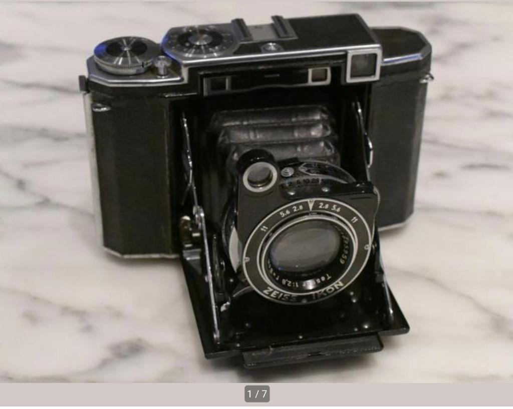 Zeiss Ikon Super Ikonta 530/16 Tessar 8 cm f/2.8, Enlèvement ou Envoi, 1940 à 1960, Appareils photo