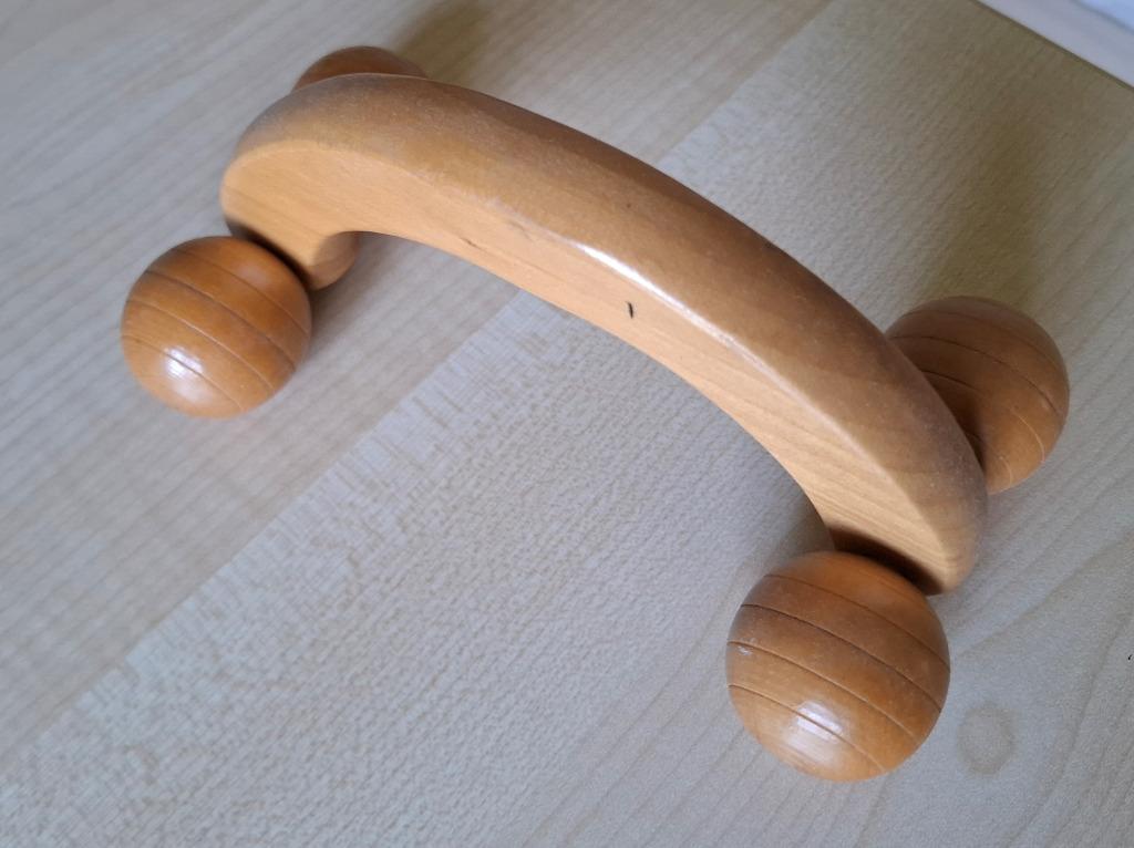 Outil de massage en bois clair, Enlèvement, Comme neuf, Autres types