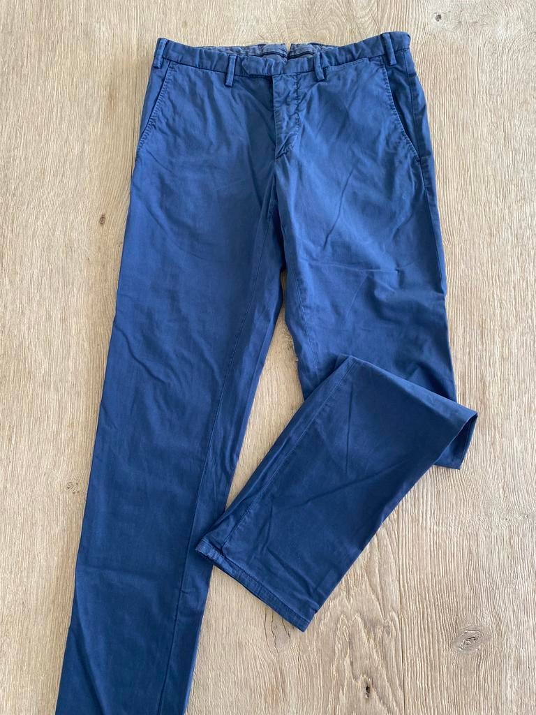 Santaniello blauwe chinobroek maat 46, Santaniello, Blauw, Ophalen of Verzenden, Zo goed als nieuw