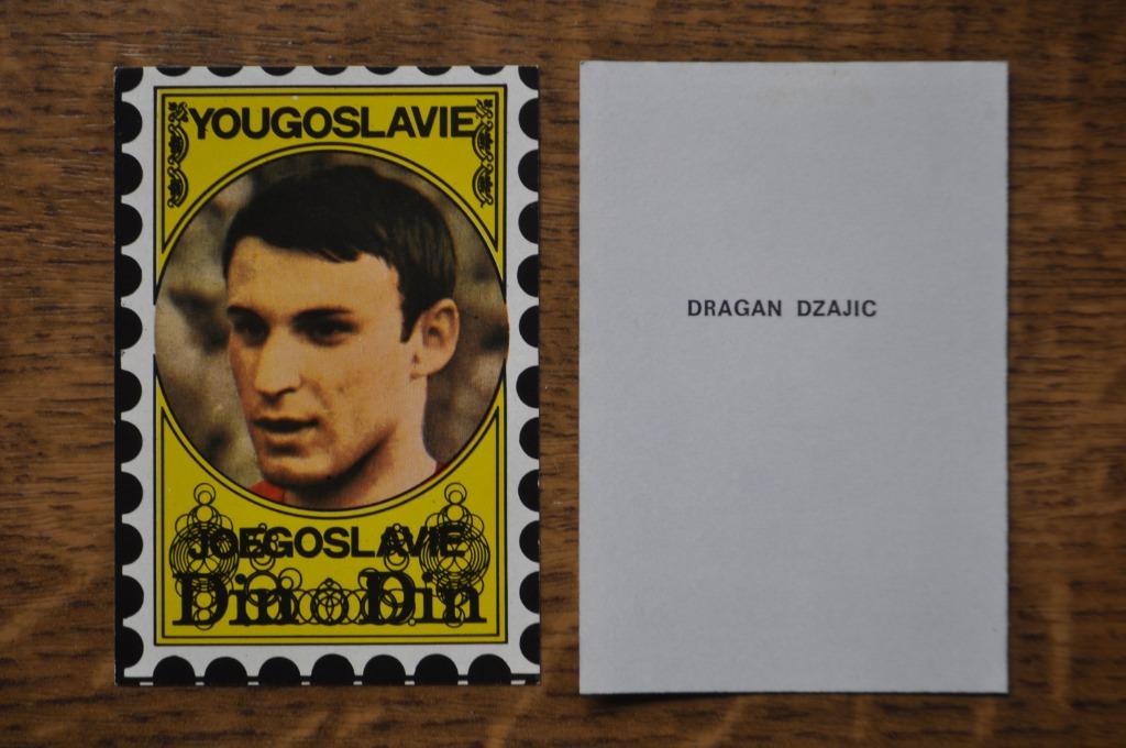 VANDERHOUT PLAATJE WORLD CUP 70 DRAGAN DZAJIC, Enlèvement ou Envoi, Comme neuf, Image