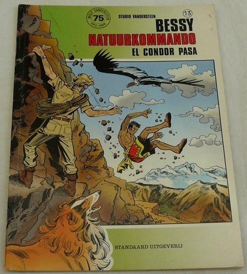 Strip BESSY, Natuurkommando El Condor Pasa, Nr.13, SU, 1988., Boeken, Gelezen, Eén stripboek, Studio  Vandersteen, Ophalen of Verzenden
