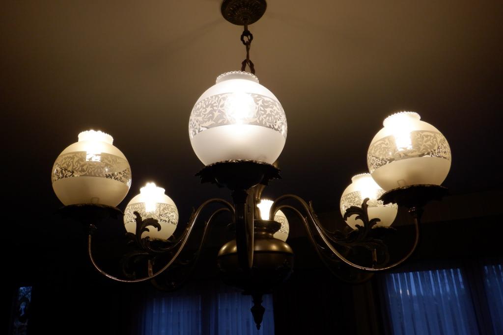 kroonluster met 6 armen, Ophalen of Verzenden