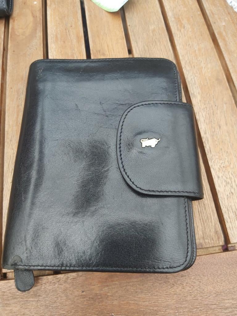 Portefeuille cuir homme, Enlèvement ou Envoi, Utilisé, Noir, Cuir