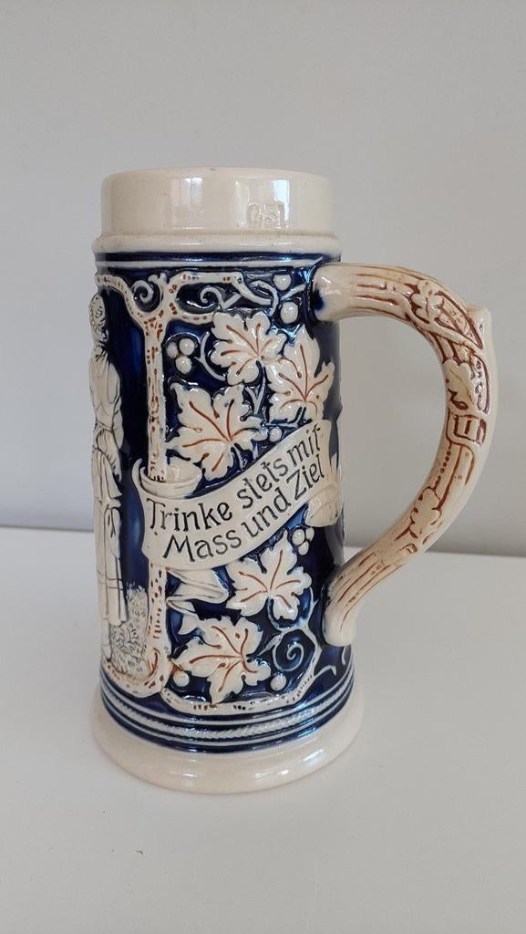 Prachtige vintage Marzi & Remy bierpot - 0.5l - Echternach, Ophalen of Verzenden