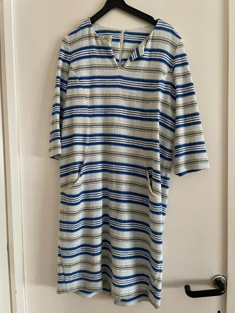 Jurk Gigue maat 38, Blauw, Ophalen of Verzenden, Gedragen, Boven de knie